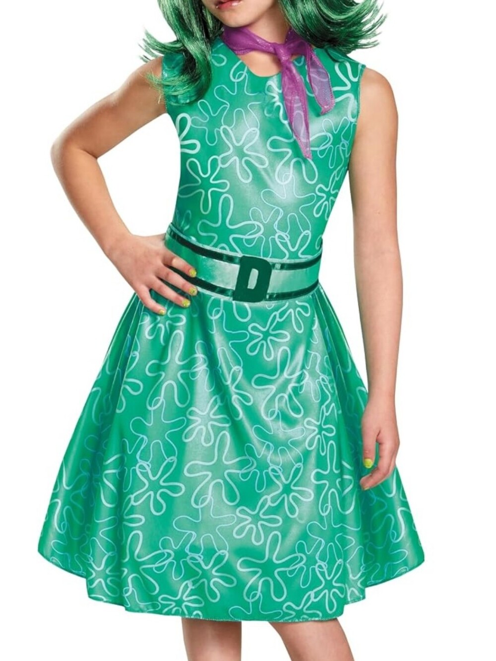 Disney Inside Out Disgust Halloween Costume Medium (7-8)